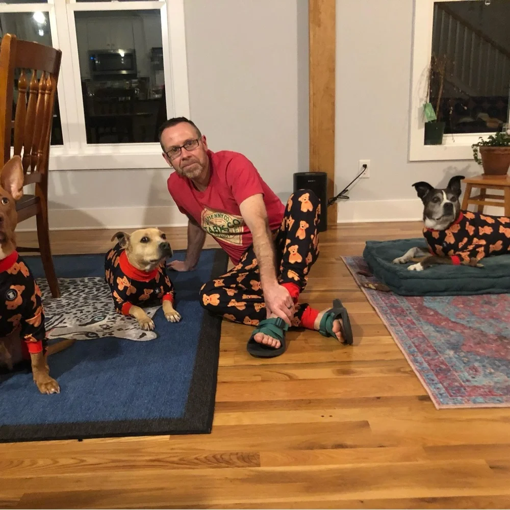Pittie Clothing Company matching PJ sets. PRICE PER ITEM